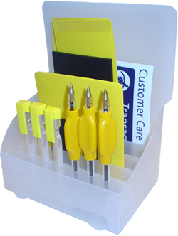 Customer Care Kit Display (h22cm x w18cm x d12cm White)