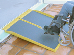 3ft portable ramps (90cm long x 76cm wide Yellow)