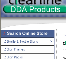 Clearline Main Menu